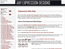 Tablet Screenshot of any-expression.com